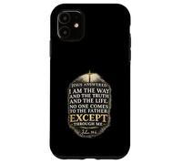 Carcasa para iPhone 11 Juan Verso de la Biblia Fe Cristiana Jesús El Camino Verdad Vida
