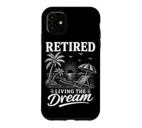 Carcasa para iPhone 11 Jubilado Vivir El sueño Beach Vacaciones Jubilación