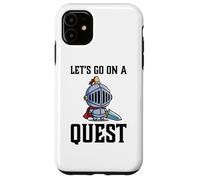Carcasa para iPhone 11 Jugador RPG Let's Go On A Quest Knight Warrior Player