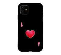 Carcasa para iPhone 11 Jugando a Las Cartas Ace of Hearts Skat Poker