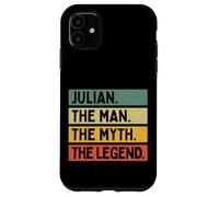 Carcasa para iPhone 11 Julian The Man The Myth The Legend - Cita Personalizada Divertida