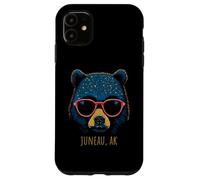 Carcasa para iPhone 11 Juneau Alaska USA - Oso con Gafas de Sol