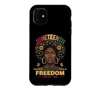 Carcasa para iPhone 11 Juneteenth arraigado en la Libertad Junio de 1865 Black History Women's