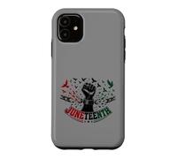 Carcasa para iPhone 11 Juneteenth Freedom Day Emancipation Fist