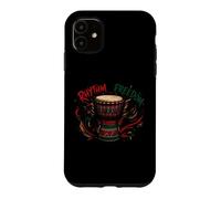 Carcasa para iPhone 11 Juneteenth Rhythm of Freedom Djembe Drum Music