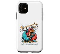 Carcasa para iPhone 11 Jurassic Joy Baby Dinosaur Big Heart Cute Dino Art