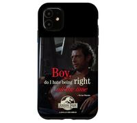 Carcasa para iPhone 11 Jurassic Park Dr. Ian Malcolm Right All The Time