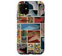 Carcasa para iPhone 11 Jurassic World Classified Creatures Postcard All Over Print