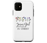 Carcasa para iPhone 11 Just a Girl Who Loves Jesus Girls Christian Rooted in Christ