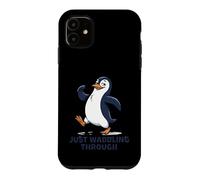 Carcasa para iPhone 11 Just Waddling Through Cute Penguin Cartoon
