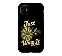 Carcasa para iPhone 11 Just Wing It Comic Dardos Humor