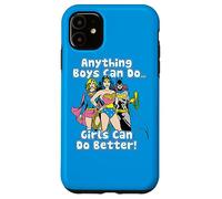 Carcasa para iPhone 11 Justice League Girls Can Do It Better