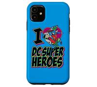 Carcasa para iPhone 11 Justice League I Heart Super Heroes