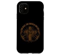 Carcasa para iPhone 11 Jusus The Way The Truth The Life Tshirt Cross Shirt