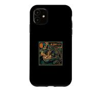 Carcasa para iPhone 11 Kaiju Ramen Monstruo Fideos Monstruo Japonés