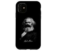 Carcasa para iPhone 11 Karl Marx Retrato Socialismo Teoría Política Icono