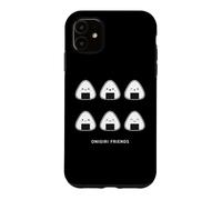 Carcasa para iPhone 11 Kawaii Onigiri Friends Cute Japanese Rice Ball Personajes