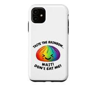 Carcasa para iPhone 11 Kawaii Rainbow Dumpling Squishy Raviolo Divertido Cutie