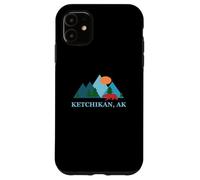 Carcasa para iPhone 11 Ketchikan Alaska AK Vacation Souvenir Vintage Logo
