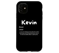 Carcasa para iPhone 11 Kevin Definición Nombre Personalizado Traje Personalizado para Kevins