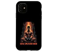 Carcasa para iPhone 11 Kick Low Flight High Muay Thai MMA Warrior
