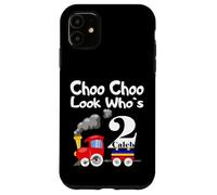 Carcasa para iPhone 11 Kids 2nd Birthday Caleb Choo Choo Train 2 Year Old