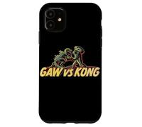Carcasa para iPhone 11 King Kong Skull Island Vs Gaw MonsterVerse Mash Stencil Stencil