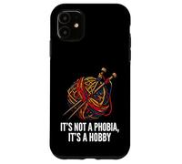 Carcasa para iPhone 11 Knitter Yarn Crafter Not A Phobia It's A Hobby