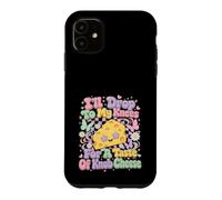 Carcasa para iPhone 11 Knob Cheese Y2k Checkerboard Pastel Funny