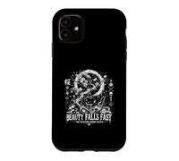 Carcasa para iPhone 11 La Belleza Cae rápido El Blgssom Conoce a la Muerte Samurai
