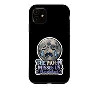 Carcasa para iPhone 11 La Luna Nos extraña #LetsGoBack Llorando Luna Triste