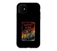 Carcasa para iPhone 11 La Victoria es su fe Cristiana de Espadas guerreras