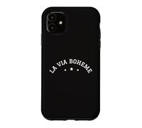 Carcasa para iPhone 11 La Vie Boheme La Vida Bohemia Frase Francesa Artista Teatro
