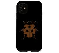 Carcasa para iPhone 11 Ladybug Star Dots Cute Whimsy Twee Cottagecore Fairy Grunge