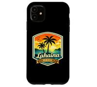 Carcasa para iPhone 11 Lahaina Oahu North Shore Hawaii Puesta de Sol Palm Beach