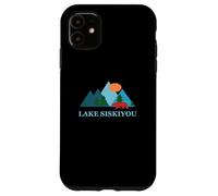 Carcasa para iPhone 11 Lake Siskiyou Northern California MT. Shasta Vintage Logo