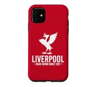 Carcasa para iPhone 11 Lámina Blanca de Liverpool Dead Sound Since 1207 Liver Bird