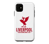 Carcasa para iPhone 11 Lámina roja de Liverpool Dead Sound Since 1207 Liver Bird