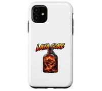 Carcasa para iPhone 11 Lava Core Volcán Fuego Fantasía Energía Mundo