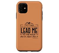 Carcasa para iPhone 11 Lead me to The Rock That is Higher Than I Salmo 61:2 Diseño