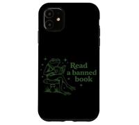 Carcasa para iPhone 11 Leer un Libro Prohibido Libro de Lectura de Rana Nerd Literatura Adicto