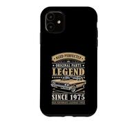 Carcasa para iPhone 11 Legend Since 1975 Birthday Classic Car For Men Born in 1975