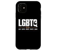 Carcasa para iPhone 11 Legs Glutes Biceps Triceps Quads Gym Workout LGBTQ Gifts