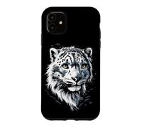 Carcasa para iPhone 11 Leopardo de Las Nieves Panthera Uncia Gran Felino