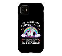Carcasa para iPhone 11 Les Licornes Sont Fantastiques Cadeau Licorne Adulto Humor