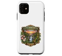 Carcasa para iPhone 11 Letchworth State Park Nueva York Cascadas Novedad Recuerdo