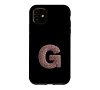 Carcasa para iPhone 11 Letter G Candy Rainbow Sprinkles Monogram Men, Women, Kids