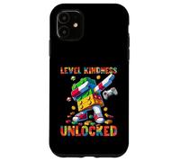 Carcasa para iPhone 11 Level Kindness Unlocked Master Builder Gamer Boys Teacher