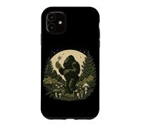Carcasa para iPhone 11 Leyenda del folclore de la Pradera del Bosque Bigfoot