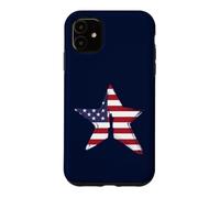 Carcasa para iPhone 11 Libertad Bandera Americana Estados Unidos América Patriota Estrella